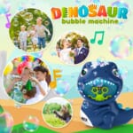 Dinosaur Bubble Machine for Toddlers $9.90 After Code (Reg. $33) + Free Shipping – With Lights and Sounds!