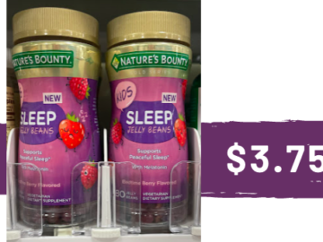 $3.75 Nature’s Bounty Vitamin Jelly Bean Vitamins (reg. $14.99!)