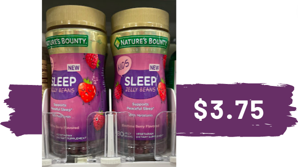 $3.75 Nature’s Bounty Vitamin Jelly Bean Vitamins (reg. $14.99!)