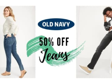 Old Navy | 50% Off Jeans For The Family