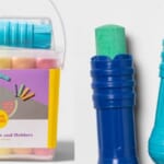 Sun Squad Chalk Set & Bucket with 2 Holders for $2.45