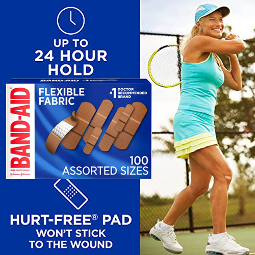 100-Count Band-Aid Brand Flexible Fabric Adhesive Bandages as low as $5.93 Shipped Free (Reg. $7.66) – 6¢ each! Assorted Sizes