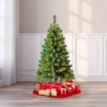 Holiday Time 4-Foot Prelit Christmas Tree only $10!