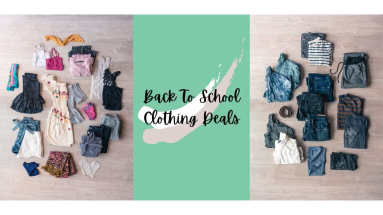 Top Clothing Deals For Back To School