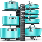 Pan Organizer Rack with 8 Tiers $20.98 After Coupon (Reg. $31.99) – FAB Ratings! 3K+ 4.4/5 Stars!