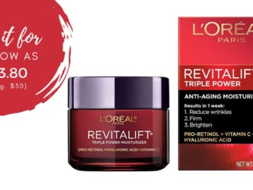 L’Oreal Paris Revitalift Moisturizer As Low As $13.80 (reg. $30)