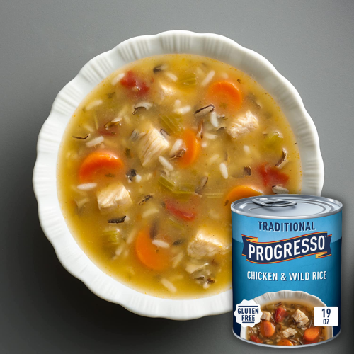 Progresso Traditional Chicken and Wild Rice Soup as low as $2.18 PER 19-oz CAN (Reg. $3.42) – Gluten Free!