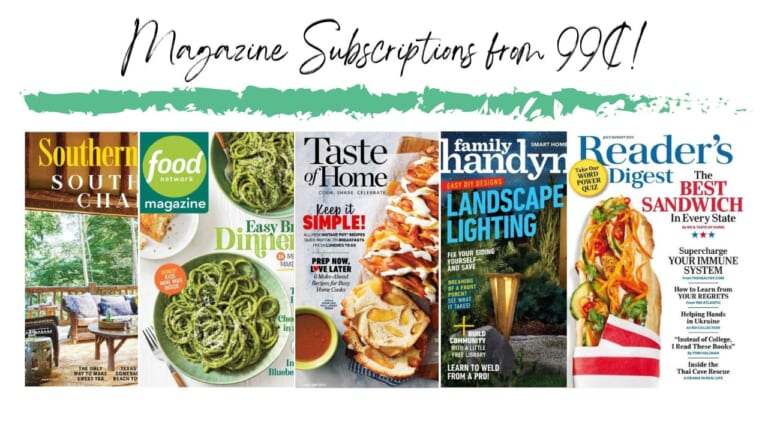 Southern Living 1-Year Subscription $3.75 (reg. $65) & More Magazine Deals