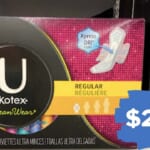 $2.09 U by Kotex Ultra Thin Pads at CVS