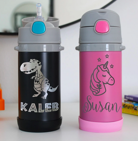 Kids Engraved Insulated Tumbler + Straw only $17.99 shipped!