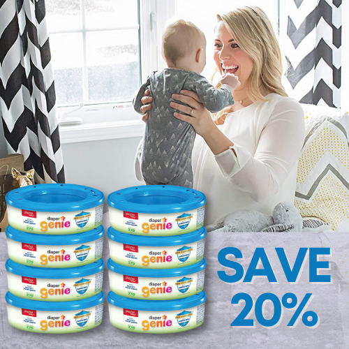 Save 20% On Your First Subscribe & Save Order Of Diaper Genie Refills as low as $26.54 After Coupon (Reg. $40.84+) + Free Shipping – 1 Year Supply!