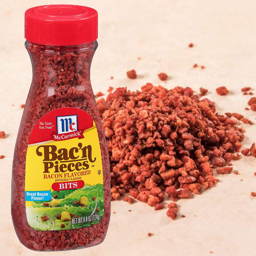 FOUR Bottles McCormick Imitation Bacon Bits as low as $1.32 EACH After Coupon (Reg. $3.33) + Free Shipping + Buy 4, save 5%