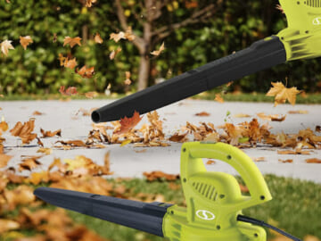 Sun Joe 155 MPH 6-Amp Electric Handheld Leaf Blower $15.85 (Reg. $21)