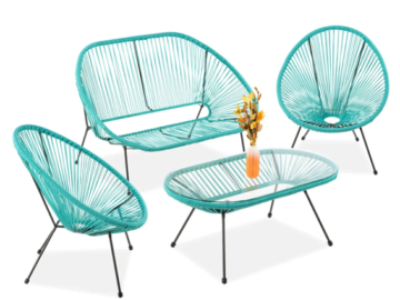 Acapulco 4-Piece All-Weather Conversation Patio Set for just $285 shipped! (Reg. $600!!)