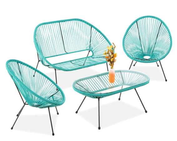 Acapulco 4-Piece All-Weather Conversation Patio Set for just $285 shipped! (Reg. $600!!)