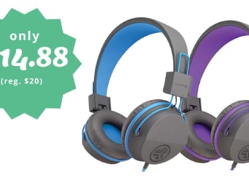 JLab Kids’ Over-Ear Headphones For $14.88