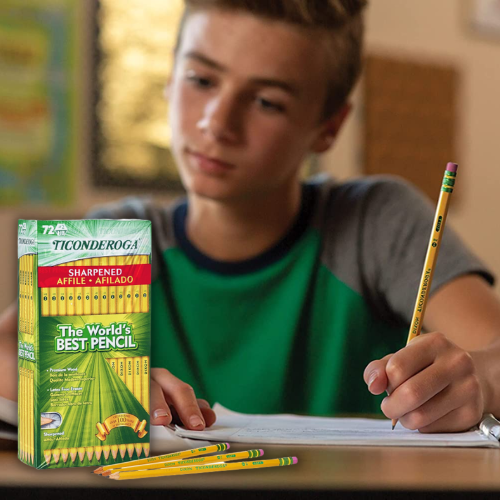 72-Count Ticonderoga Pre-Sharpened No. 2 HB Pencils as low as $12.32 After Coupon (Reg. $21.39) + Free Shipping – 21K+ FAB Ratings! 17¢ per Pencil!