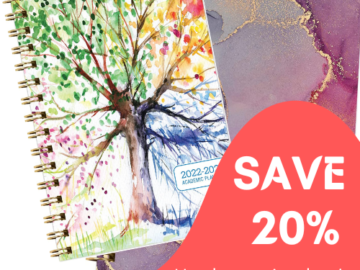 Save 20% on Hardcover Academic Year Planners from $15.16 After Coupon (Reg. $18.95+) – FAB Ratings!