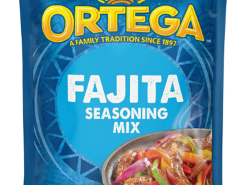 12-Pack Ortega Fajita Seasoning Mix as low as $10.10 Shipped Free (Reg. $15.48) – 2K+ FAB Ratings! 84¢ per 1.25 Oz Pouch!