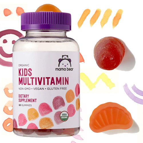 FOUR 60-Count Mama Bear Organic Kids Multivitamin Gummies as low as $7.12 EACH (Reg. $9.75) – $0.12/Gummy! + Free Shipping + Buy 4, Save 5% – Amazon Brand!