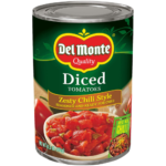 FOUR Del Monte Canned Diced Tomatoes Zesty Chili Style, 14.5 Oz as low as $0.64 EACH After Coupon (Reg. $1.50) + Free Shipping! + Buy 4, Save 5%