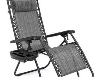 Folding Zero Gravity Chair with Folding Canopy Shade only $47.50 shipped (Reg. $100!)