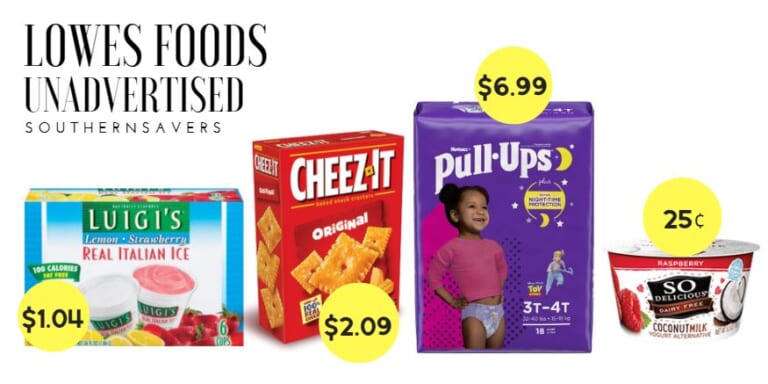 lowes foods unadvertised