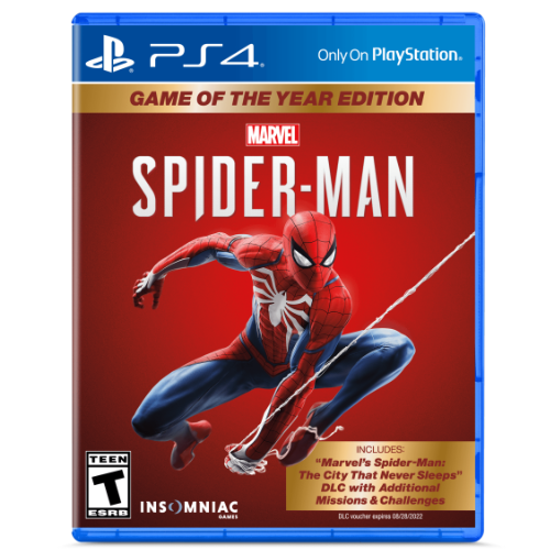 Marvel’s Spider-Man: Game of the Year Edition, PlayStation 4 $19.99 (Reg. $39.99) – FAB Ratings!