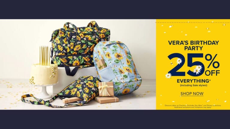 Vera Bradley | 25% Off Everything + Free Shipping