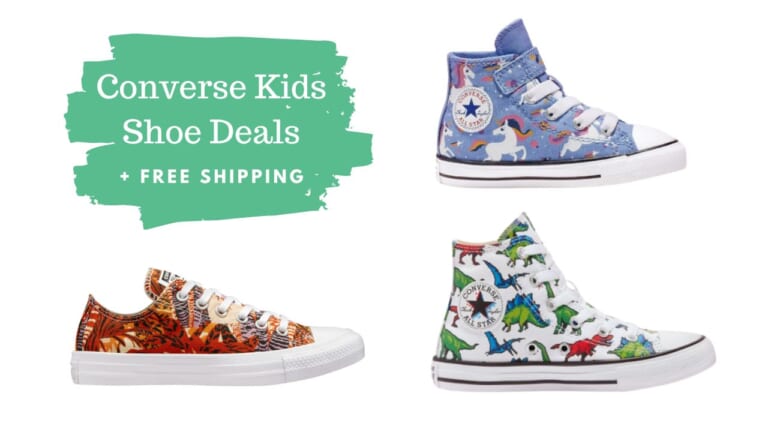 Converse Kids’ Shoes From $19.97 + Free Shipping