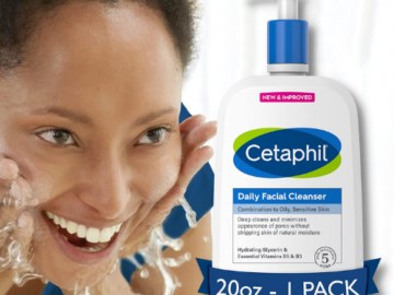 CETAPHIL Daily Facial Cleanser as low as $11.64 After Coupon (Reg. $17.48) + Free Shipping – Gentle Foaming, Soap Free, Hypoallergenic!