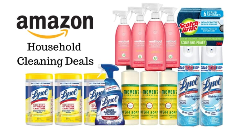 Amazon Household Cleaning Deals