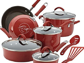 Rachael Ray Cucina 12-Piece Nonstick Cookware Set $79.99 (Reg. $170)