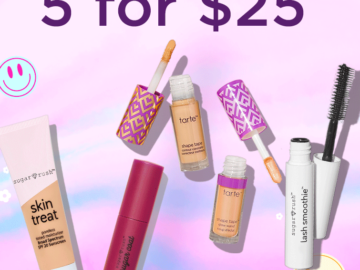 Tarte Cosmetics: 5 for $25 Sale + Free Shipping!