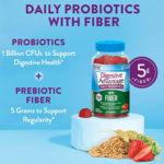 60 Count Digestive Advantage Prebiotic Fiber Gummies as low as $9.11 After Coupon (Reg. $20.09) – Free shipping – FAB Ratings! –  $0.15/Gummy