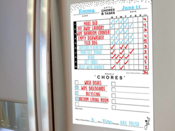 Mod Magnetic Chore Chart