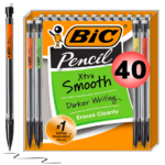 BIC Xtra-Smooth Mechanical Pencils With Erasers, 40-Count Pack only $6.24!