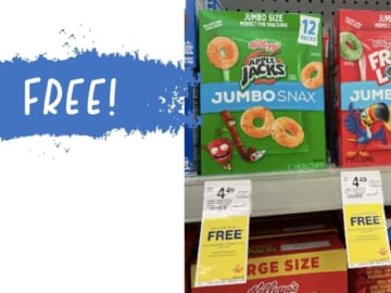 FREE Kellogg’s Jumbo Snax Plus 2 FREE Books!