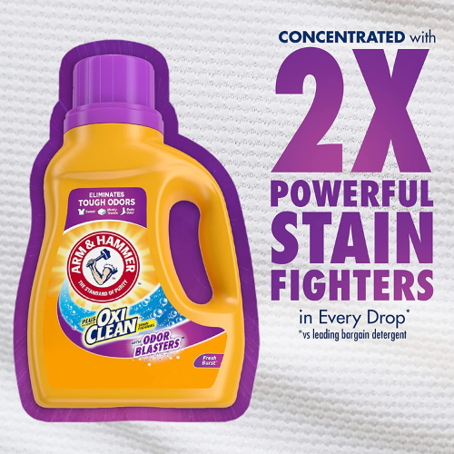 75 Loads Arm & Hammer Fresh Burst Liquid Laundry Detergent $6.64 After Coupon (Reg. $10) – 9¢ per Load! With OxiClean & Odor Blasters!