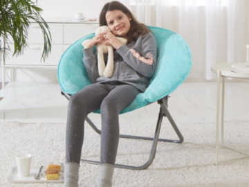 Mainstays Faux Fur Saucer Chair $39.52 Shipped Free (Reg. $50) – 1K+ FAB Ratings! Multiple Colors!