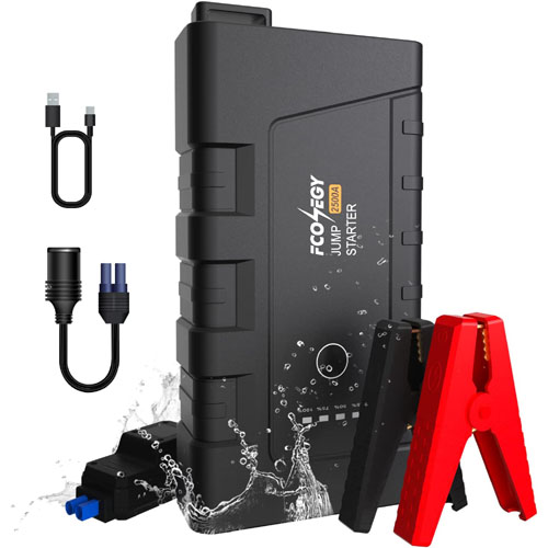 Fconegy 2500A Peak 22800mAh 12V Jump Starter $34.64 After Code + Coupon (Reg. $76.99) + Free Shipping! Up to 9L Gas, 8L Diesel