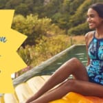 Lands’ End Code | Sporty One Piece Swimsuit for $22.38