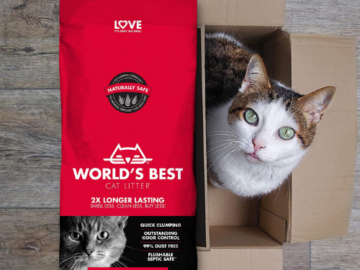 WORLD’S BEST CAT LITTER Multiple Cat Unscented, 32-Pounds as low as $18.23 After Coupon (Reg. $34.90) + Free Shipping – No Harmful Chemicals And No Artificial Perfumes!