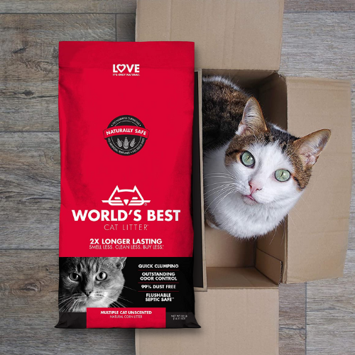 WORLD’S BEST CAT LITTER Multiple Cat Unscented, 32-Pounds as low as $18.23 After Coupon (Reg. $34.90) + Free Shipping – No Harmful Chemicals And No Artificial Perfumes!