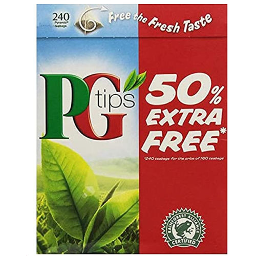 1,440 Count PG Tips Black Tea $31.65 Shipped Free (Reg. $52) – $0.02/ Pyramid Teabag