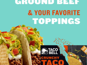 6-Serving Taco Bell Crunchy Taco Dinner Kit as low as $2.01 Shipped Free (Reg. $8.46) – $0.33/ Serving, Includes 12 Taco Shells and Mild Sauce