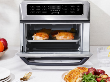 Today Only! Chefman Dual-Function Air Fryer + Toaster Oven Combo $99.99 Shipped Free (Reg. $200) – FAB Ratings! With 9 Cooking Presets!