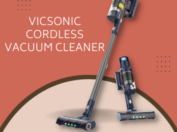 Make Your Life Easier With This VICSONIC Cordless Vacuum Cleaner $109.99 After Coupon + Code (Reg. $179.99) + Free Shipping!