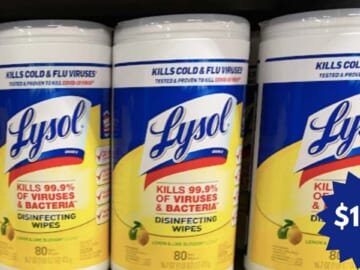 $1.75 Lysol Wipes at Walgreens