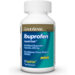 160 Count Ibuprofen Mini Liquid-Gels, 200 mg as low as $6.29 After Coupon (Reg. $12.06) + Free Shipping – $0.04/Capsule